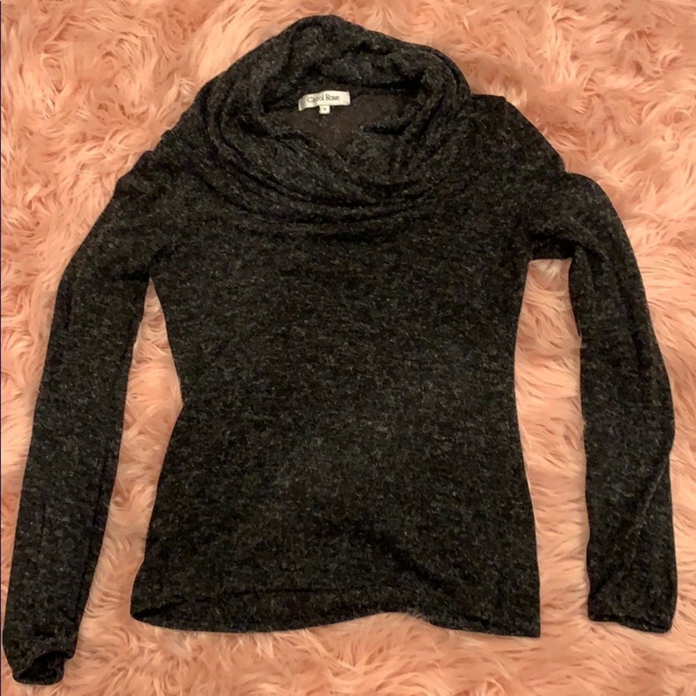 Cowl neck sweater top